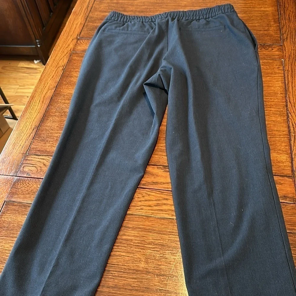 Banana Republic  blue check Mason athletic tapered pant size 36×30